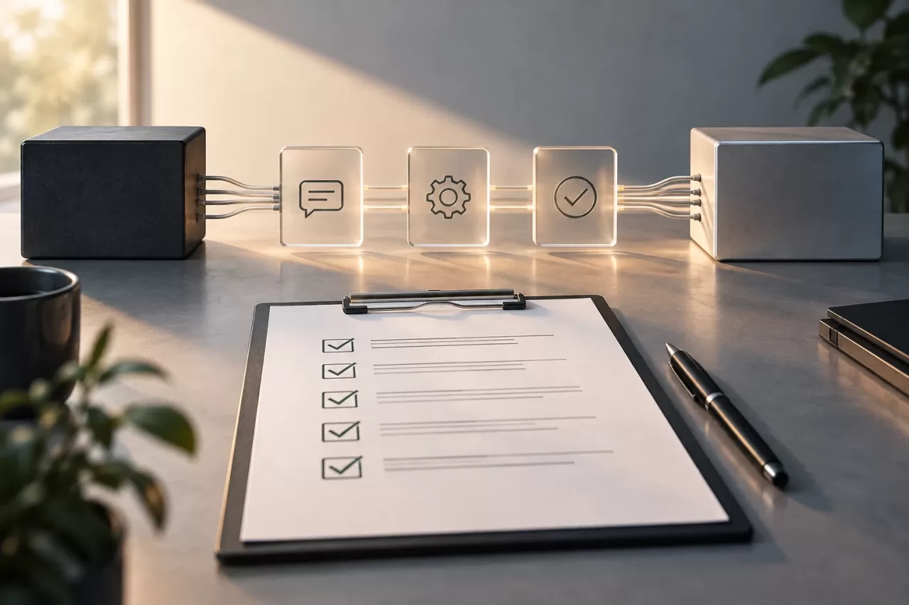Checklist per la transizione — guía visual de DedicatedPHP