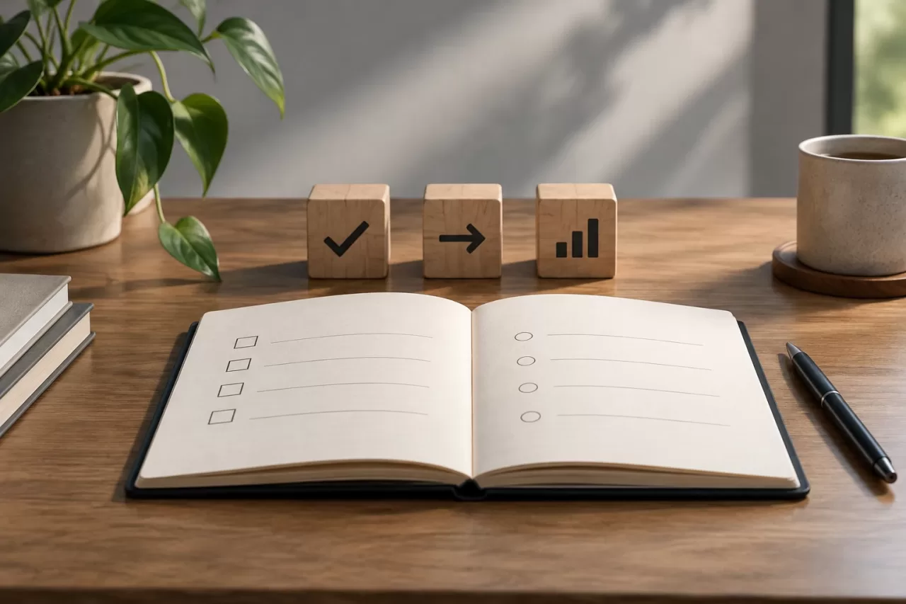 Plantilla breve para decidir cómo continuar — guía visual de DedicatedPHP