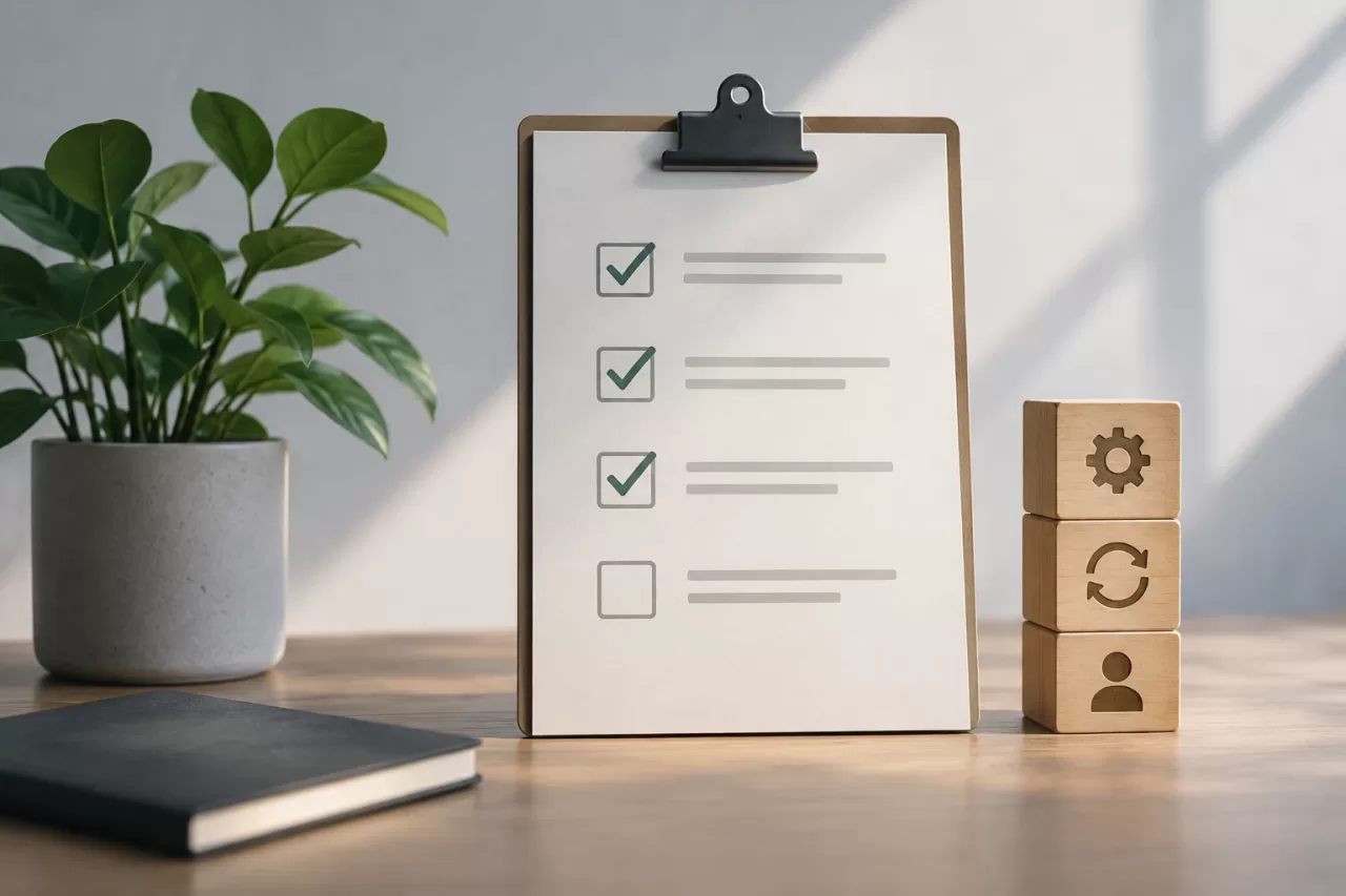 Reusable checklist — DedicatedPHP visual guide