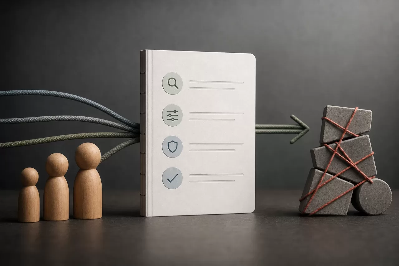 Qué resuelve un runbook y qué no debe sustituir — guía visual de DedicatedPHP