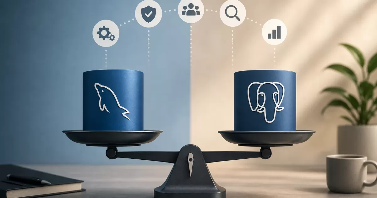 Schéma éditorial de décision entre MySQL et PostgreSQL pour les opérations, les requêtes et la concurrence dans une application PHP