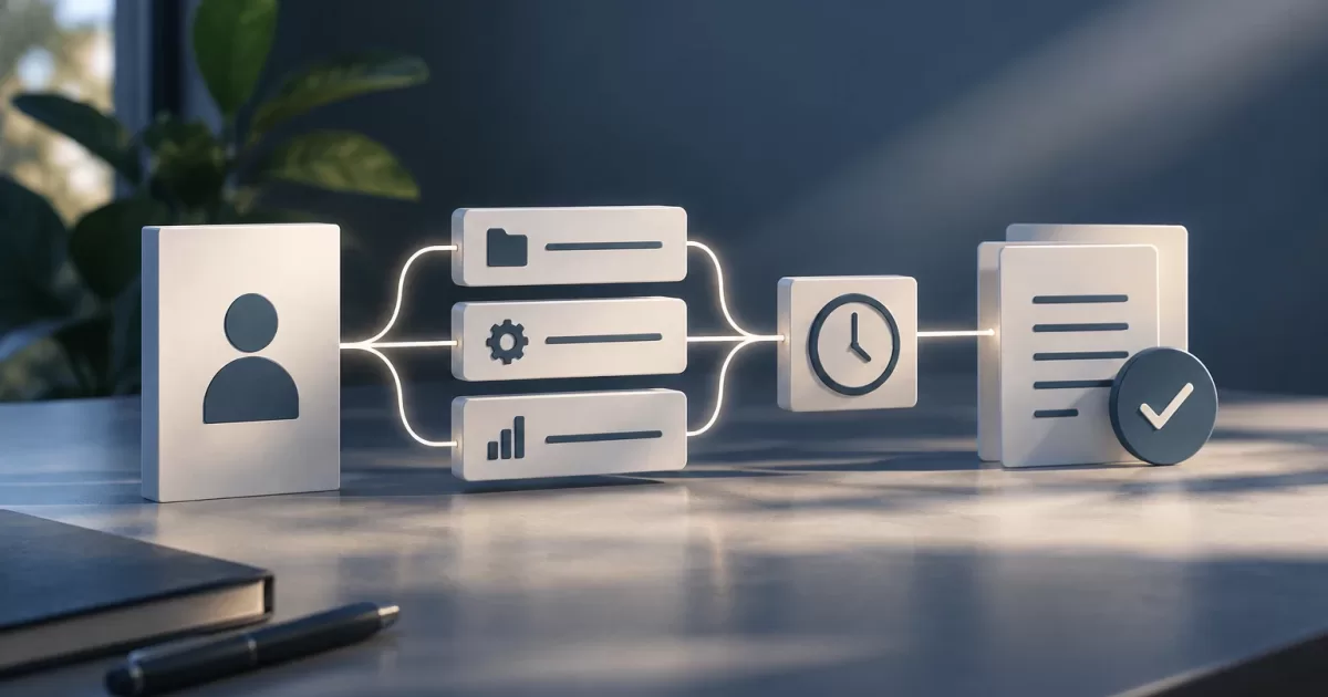 Diagramma di un’applicazione PHP che collega attore, persona rappresentata, ambito dei permessi e log di audit