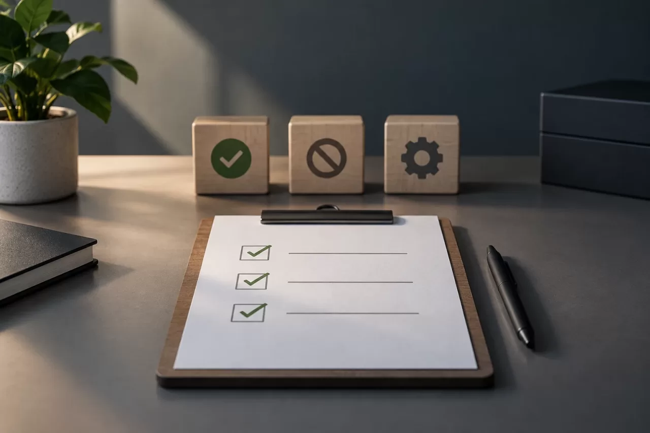 Checklist for repeatable rotation — DedicatedPHP visual guide